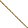 Vintage Italian 14K Gold Rectangular Box Link Necklace + Montreal Estate Jewelers