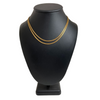 Vintage 18K Gold Double Strand Omega Link Necklace + Montreal Estate Jewelers