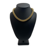 Estate 18K Gold Rounded Curb Link Necklace + Montreal Estate Jewelers