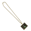 Signed Walter Schluep Tourmaline and Diamond Pendant Necklace (1974) + Montreal Estate Jewelers