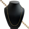 Vintage 18K Gold Fancy Link Chain + Montreal Estate Jewelers