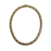 Vintage Italian 14K Yellow Gold Fancy Link Choker Necklace + Montreal Estate Jewelers