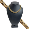 Estate Italian 14K Gold Braided Link Necklace + Montreal Estate Jewelers