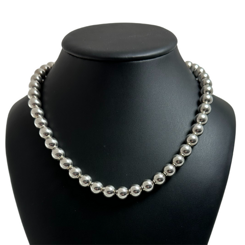 Tiffany & Co. HardWear Sterling 10mm Ball Necklace + Montreal Estate Jewelers