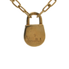 Estate Signed Pomellato 18k Gold Padlock Necklace + Montreal Estate Jewelers