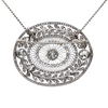 Antique Belle-Époque Diamond and Platinum Brooch/Pendant + Montreal Estate Jewelers