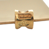 Vintage Italian Engravable 18K Yellow Gold Tag Pendant + Montreal Estate Jewelers