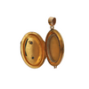 Vintage Hardstone Cameo 18K Two-Toned Gold Locket + Montreal Estate Jewelers