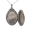 Vintage 'Birks' Sterling Oval Locket  + Montreal Estate Jewelers