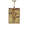 Singed Hans Gehrig Modernist Gold Pendant + Montreal Estate Jewelers