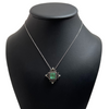 Rare Georgian Emerald, Diamond, and Pearl Pendant