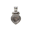 Vintage Diamond 18k Gold Heart Pendant + Montreal Estate Jewelers