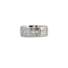 Modern 0.50CT Princess Cut Diamond Platinum Ring + Montreal Estate Jewelers