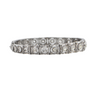 Art Deco 4.0 CT Tapered Diamond and Silver Bracelet + Montreal Estate Jewelers