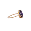 Antique Amethyst 14k Gold Stick Pin + Montreal Estate Jewelers