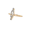 Antique 18K Gold and Platinum Diamond and Pearl Stickpin Ring (C.1880) + Montreal Estate Jewelers