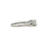 Art Deco Diamond Platinum Ring + Montreal Estate Jewelers