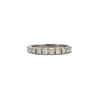 Diamond 14K Gold Half Eternity Band + Montreal Estate Jewelers