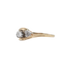 Estate Diamond 14K Gold Trilogy Ring + Montreal Estate Jewelers