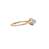 Estate Diamond 14K Gold Trilogy Ring + Montreal Estate Jewelers