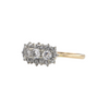 Retro 'Martha Washington' Diamond Gold Cluster Ring + Montreal Estate Jewelers