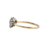Retro 'Martha Washington' Diamond Gold Cluster Ring + Montreal Estate Jewelers