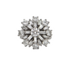 Vintage Diamond and Platinum Snowflake Ring + Montreal Estate Jewelers