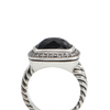 Estate David Yurman Albion Collection Black Onyx and Diamond Sterling Ring + Montreal Estate Jewelers