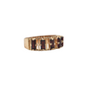 Vintage Mid-Century Singed 'Zeeta' Garnet 9k Gold Ring (C.1970's) + Montreal Estate Jewelers