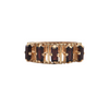 Vintage Mid-Century Singed 'Zeeta' Garnet 9k Gold Ring (C.1970's) + Montreal Estate Jewelers