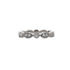 Daisy Exclusive Diamond 18K Gold Eternity Ring + Montreal Estate Jewelers