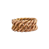 Vintage Egyptian 21K Gold Curb Link Ring + Montreal Estate Jewelers