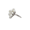 Daisy Exclusive · Products · Estate Diamond and Pearl Platinum Cluster Ring · Shopify