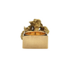 Mid-Century Brutalist Style Diamond 18k Gold Ring-Attributed to Walter Schluep + Montreal Estate Jewelers