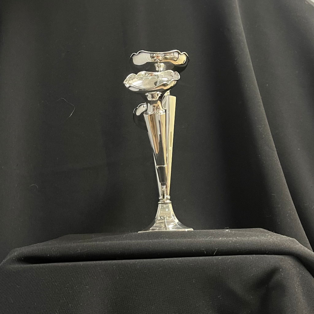 Clark & Sewell (Chester) Sterling Silver Epergne Trumpet Vase Centerpiece 1927 + Montreal Estate Jewelers