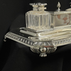 Mappin & Webb (London) Sterling Silver Inkwell Desk Set 1896 + Montreal Estate Jewelers
