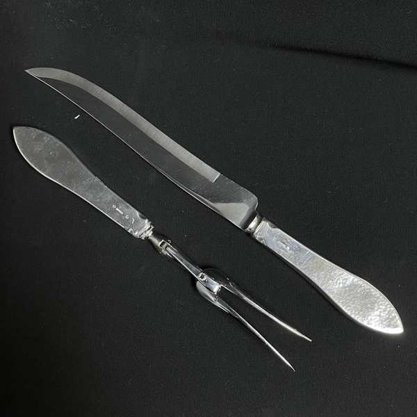 Carl Poul Petersen Sterling Silver Carving Set + Montreal Estate Jewelers