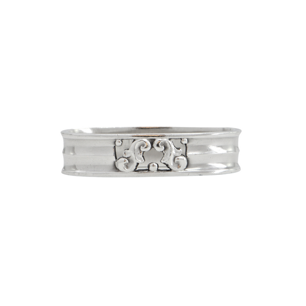 Mid-Century Georg Jensen Sterling Napkin Ring 110B (C. 1933-1944) + Montreal Estate Jewelers