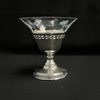 Estate Birks Sterling Silver and Etched Glass Champagne Glasses + Montreal Estate Jewelers