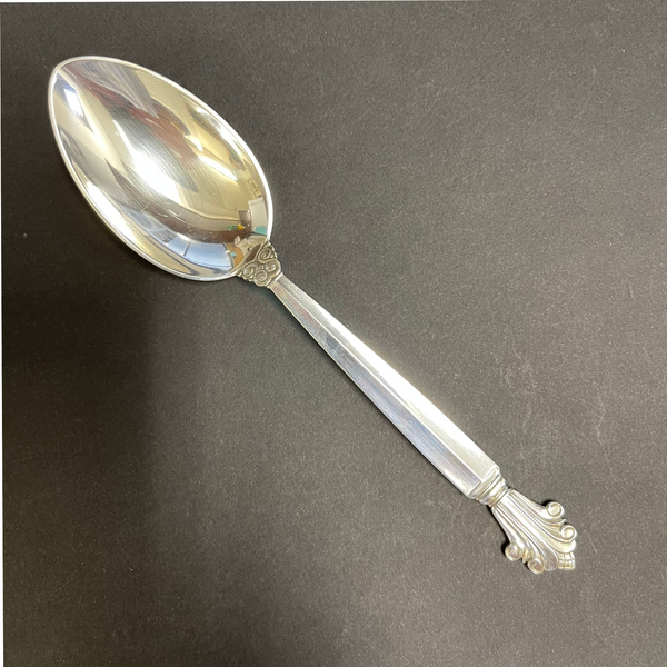 Georg Jensen Sterling Silver Acanthus Tablespoon + Montreal Estate Jewelers