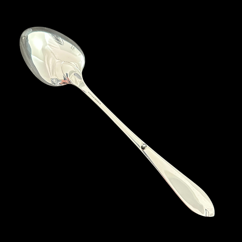 Estate Tiffany & Co. 'Faneuil' Pattern Sterling Large Serving Spoon + Montreal Estate Jewelers