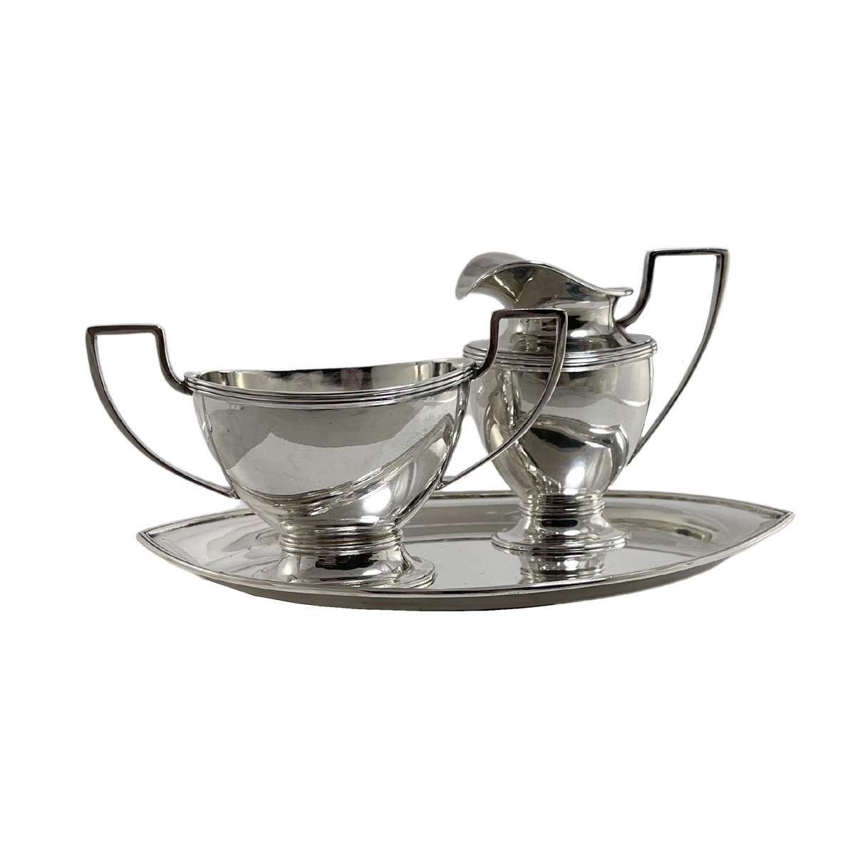 み*き様 銀杯　他silver まとめ売り　128g Dutch 835 Silver Creamer, Sugar Bowl and Tray (Set of 3)– Daisy