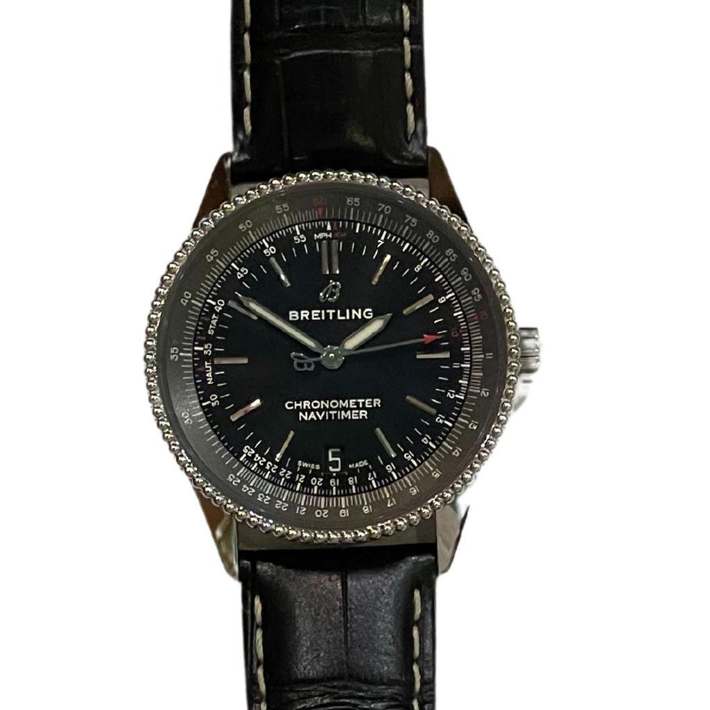 Vintage Breitling Chronometer Navitmeter Watch C.2020 + Montreal Estate Jewelers