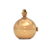 Vintage 18k Gold Exactus Pomegranate Ball Watch Pendant C. 1940's + Montreal Estate Jewelers