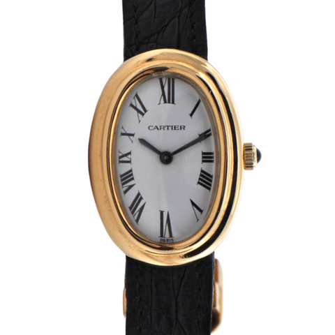 Vintage Baignoire de Cartier 18K Gold Wristwatch + Montreal Estate Jewelers