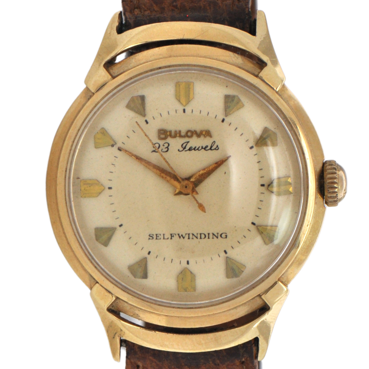 Vintage Bulova 14k Gold Self-Winding Wristwatch C.1970's– Daisy