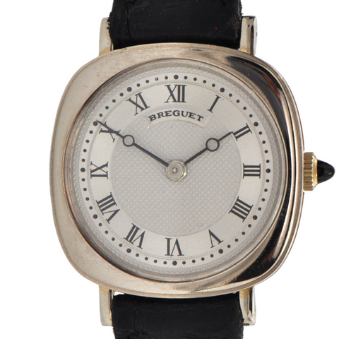 Vintage Breguet 18K White Gold Wrist Watch C.1984 + Montreal Estate Jewelers
