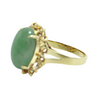 Vintage Jade 14K Yellow Gold Ring + Montreal Estate Jewelers